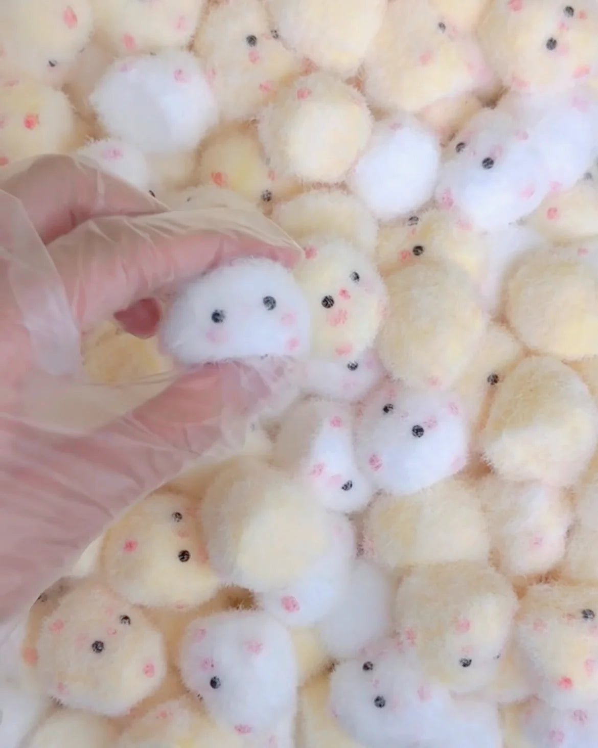 Handmade Mini Chicks Squishy Toy