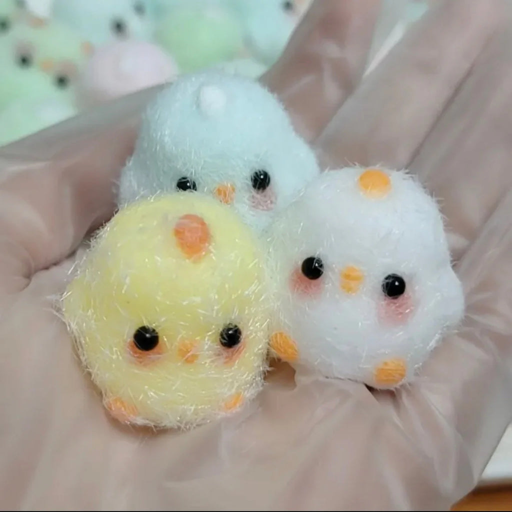 Handmade Mini Chicks Squishy Toy