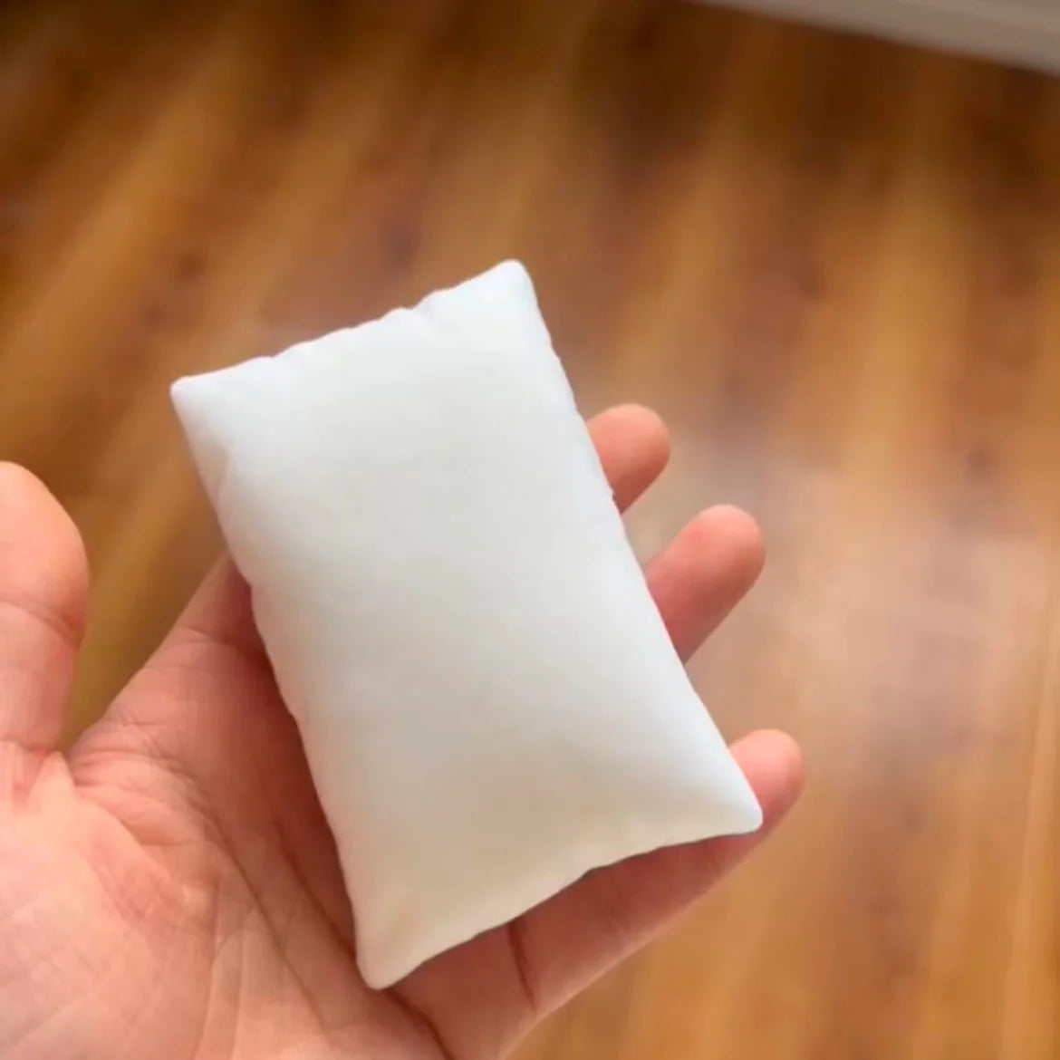 White Fluffy Pillow Squishy Toy