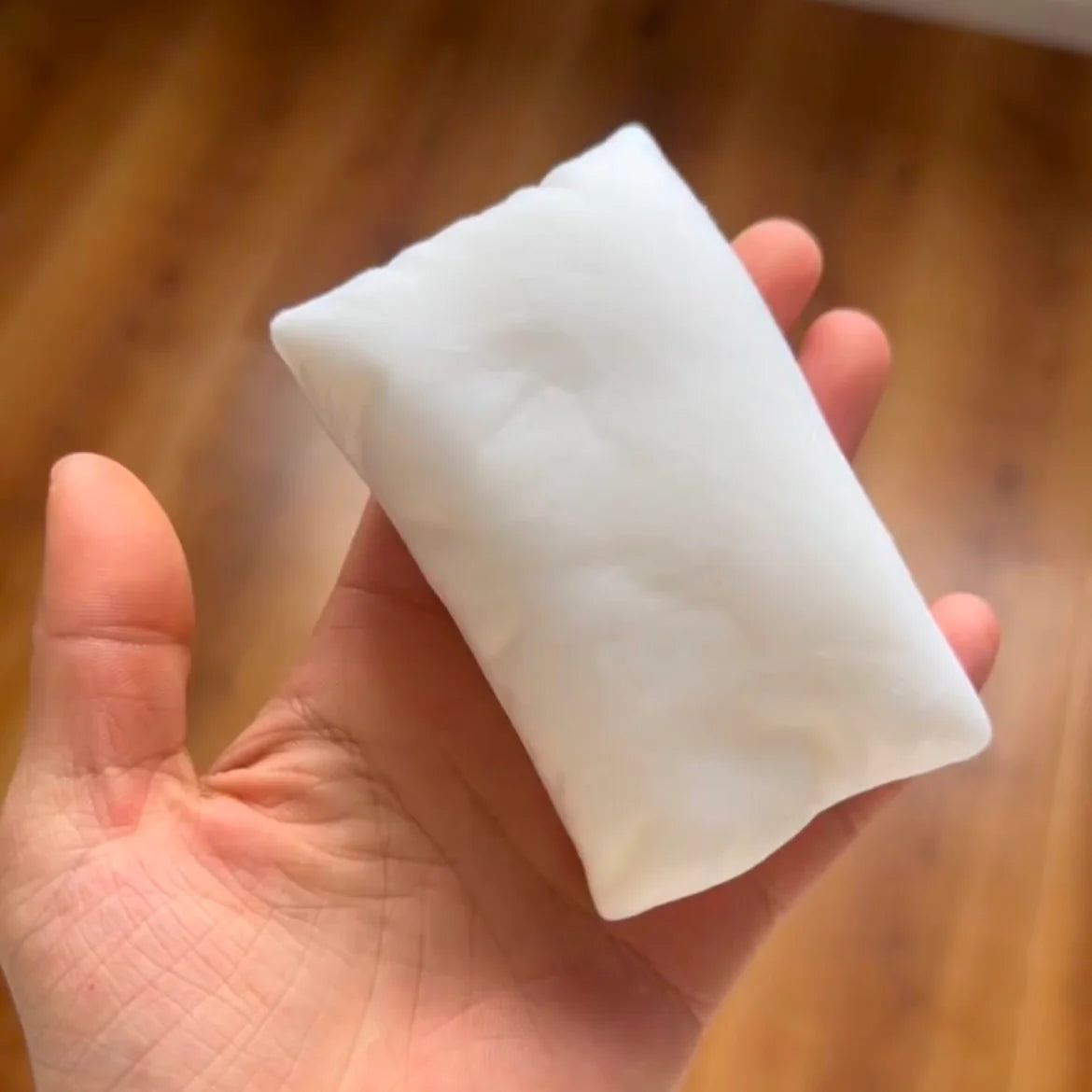 White Fluffy Pillow Squishy Toy