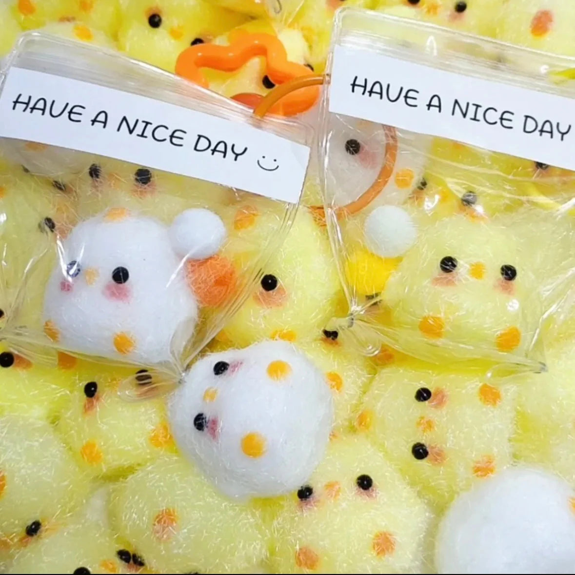 Handmade Mini Chicks Squishy Toy