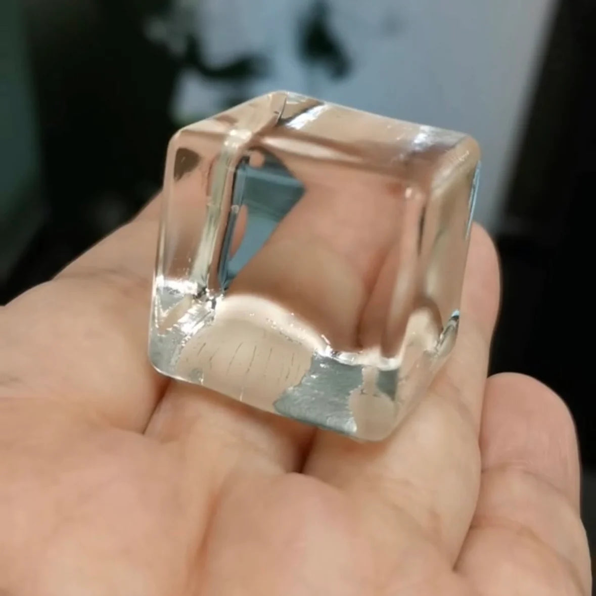 Handmade Ice Cube Transparent Squishy Toy