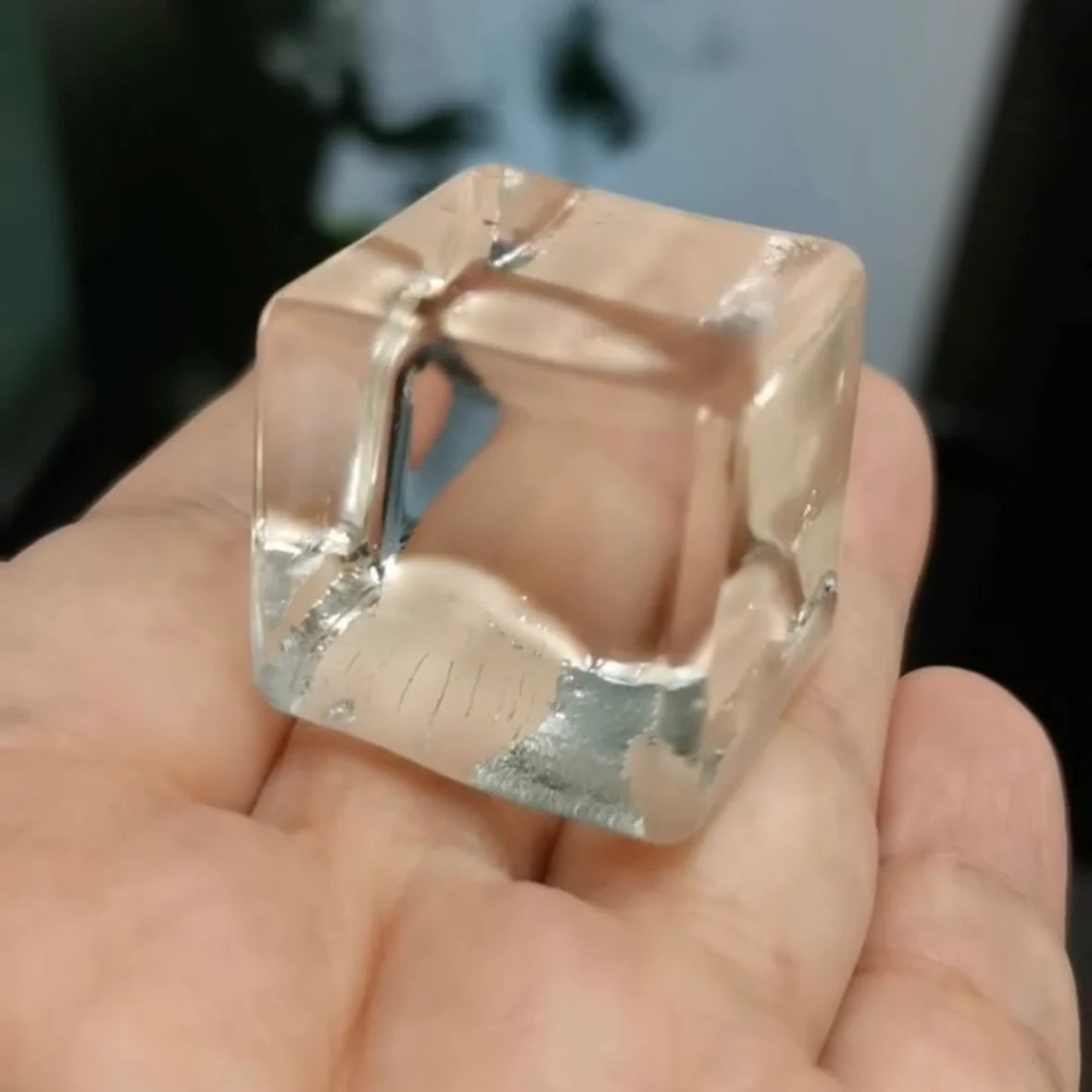 Handmade Ice Cube Transparent Squishy Toy
